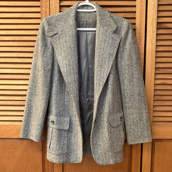 Vintage Tweed Menswear Style Blazer - Picture 1 of 16